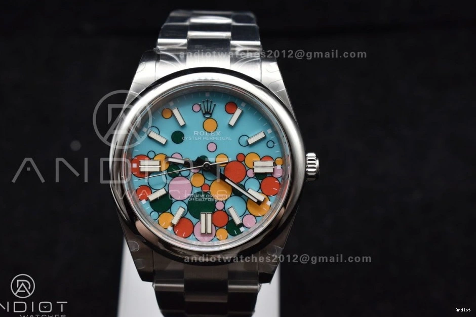 1:1 Best Edition 41mm Steel A3230 124300 Oyster Perpetual Celebration Dial 904L DIWF 1119